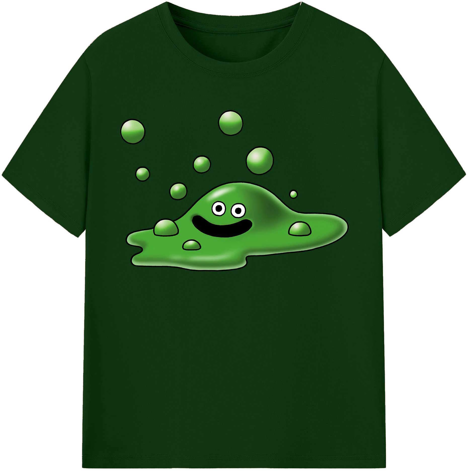 （画像用） ドラゴンクエスト Doragon Kuesuto Dragon Quest 綿100％半袖Tシャツ（フロントプリント）